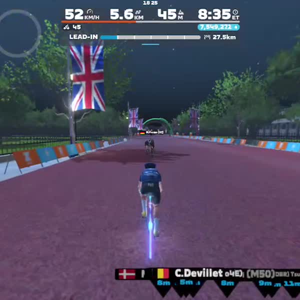 Zwift - Race: DBR Wednesday Race (C) on Classique in London