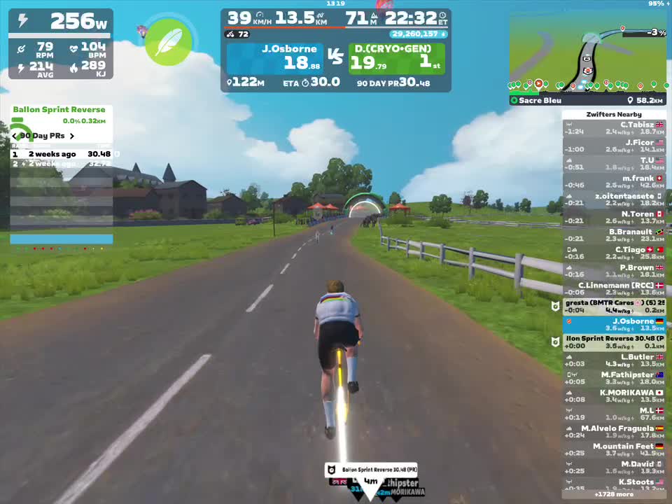 Zwift - Sacre Bleu in France