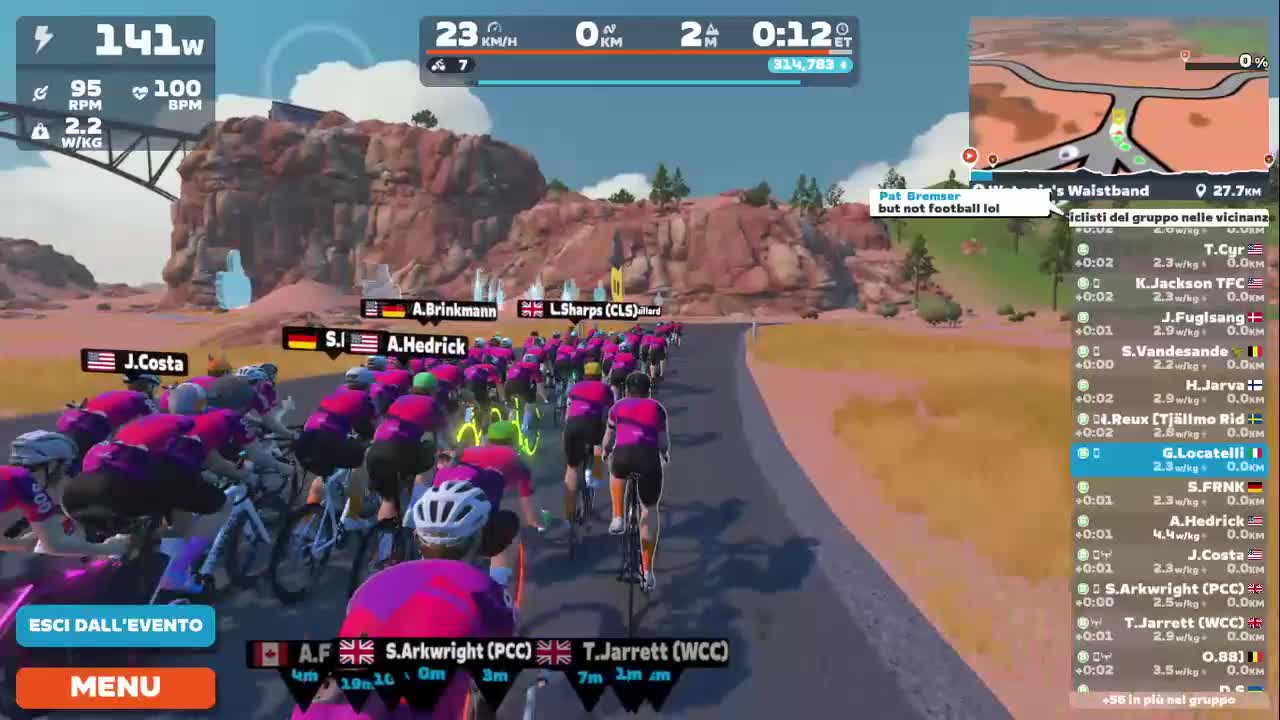 Zwift -  PULIZIE DI CASA on Watopia's Waistband in Watopia