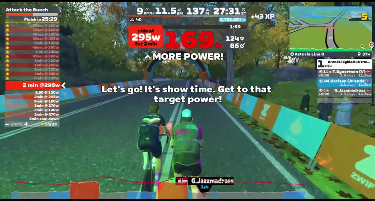 Zwift - Group Workout: Arendal Cykleclub træning on Astoria Line 8 in New York