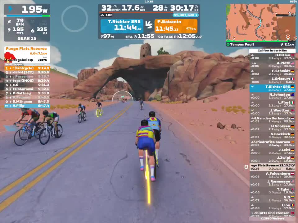 Zwift - Tempus Fugit in Watopia