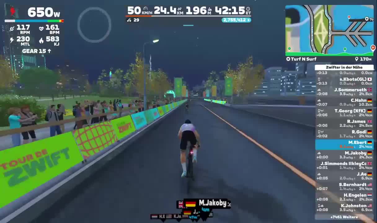 Zwift - Turf N Surf in Makuri Islands
