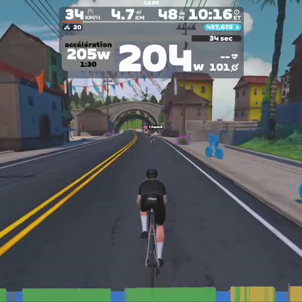 Zwift - Control The Burn on The Classic in Watopia