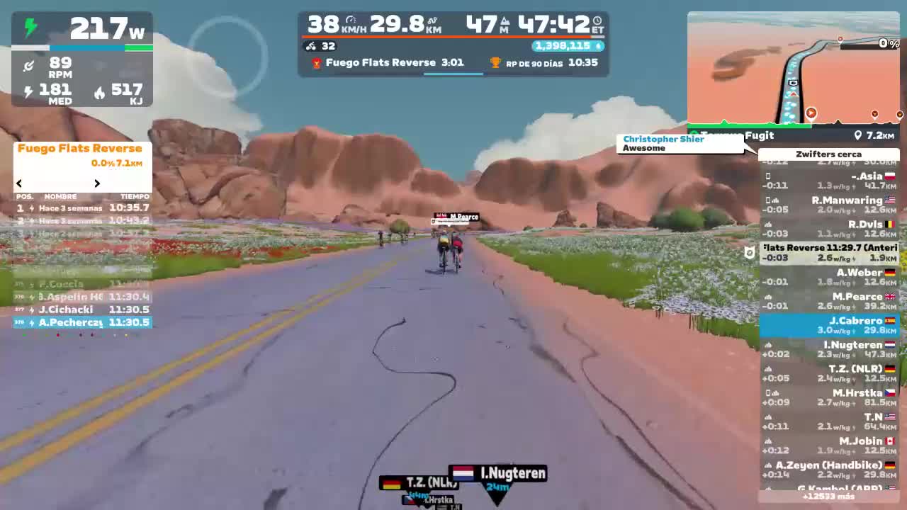 Zwift - Tempus Fugit in Watopia