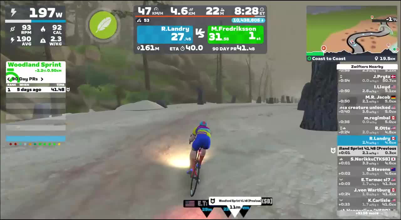 Zwift - Coast to Coast in Watopia