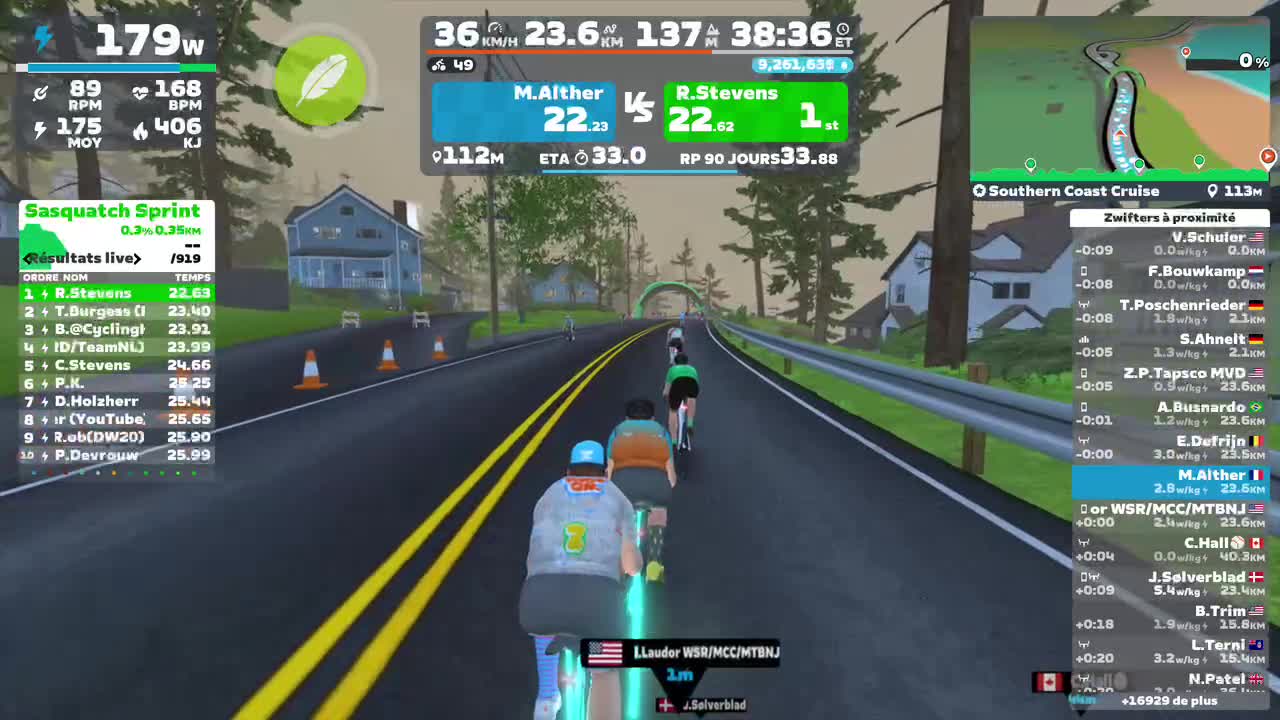 Zwift - Southern Coast Cruise in Watopia