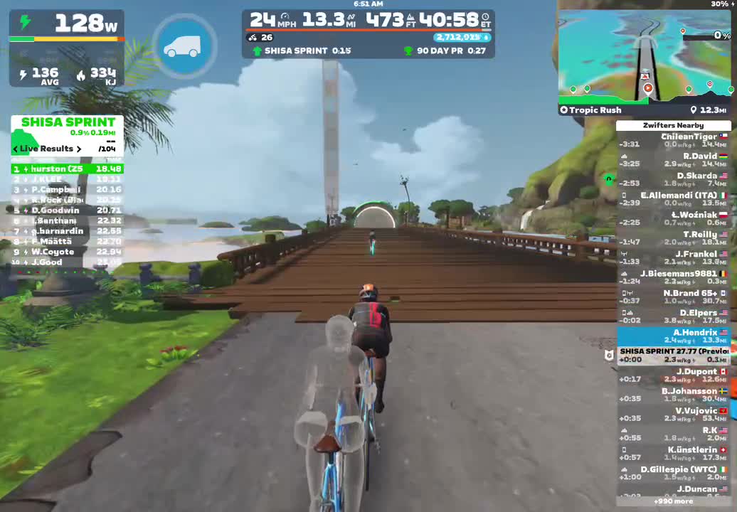 Zwift - Tropic Rush in Makuri Islands