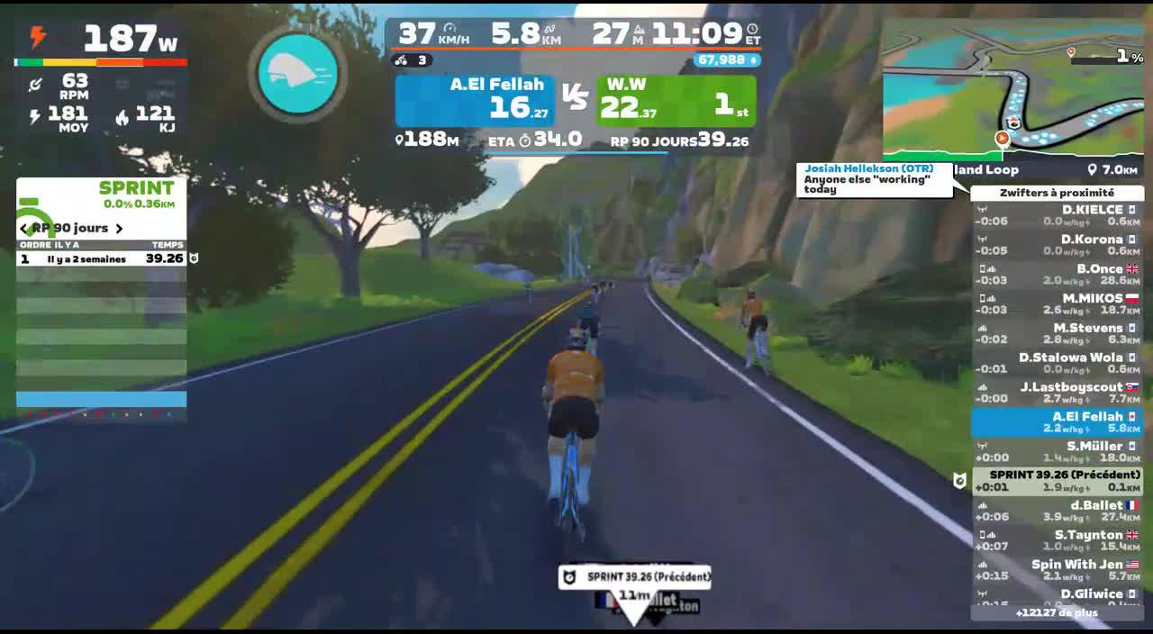 Zwift - Beach Island Loop in Watopia