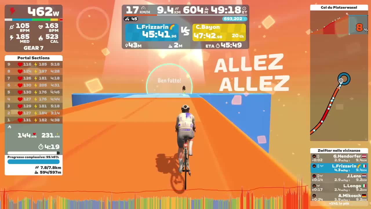 Zwift - Climb Portal: Col du Platzerwasel at 100% Elevation in France