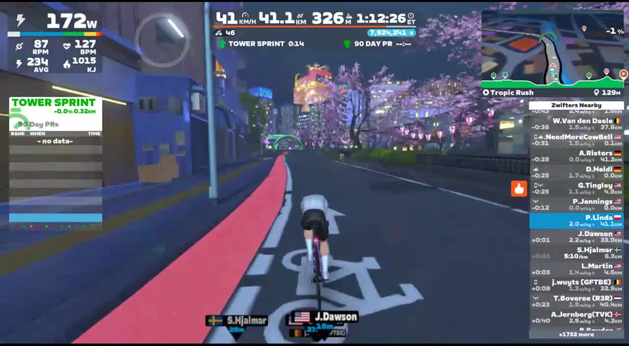 Zwift - Tropic Rush in Makuri Islands