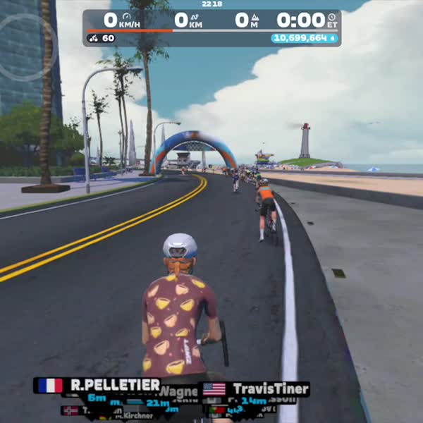 Zwift - Beach Island Loop in Watopia