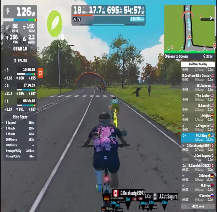 Zwift - Green to Screen in New York