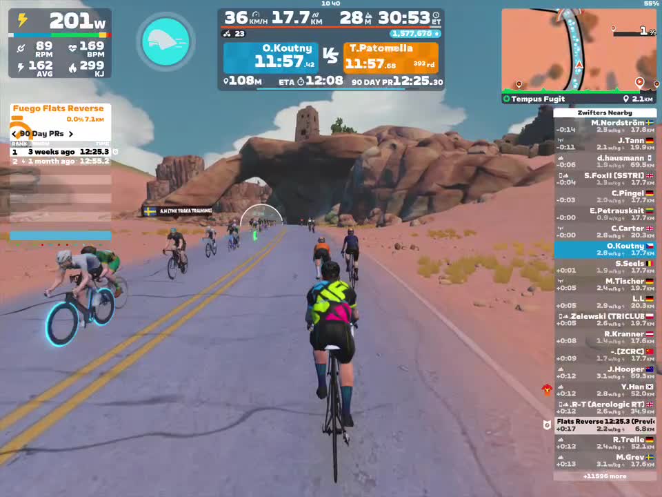 Zwift - Tempus Fugit in Watopia