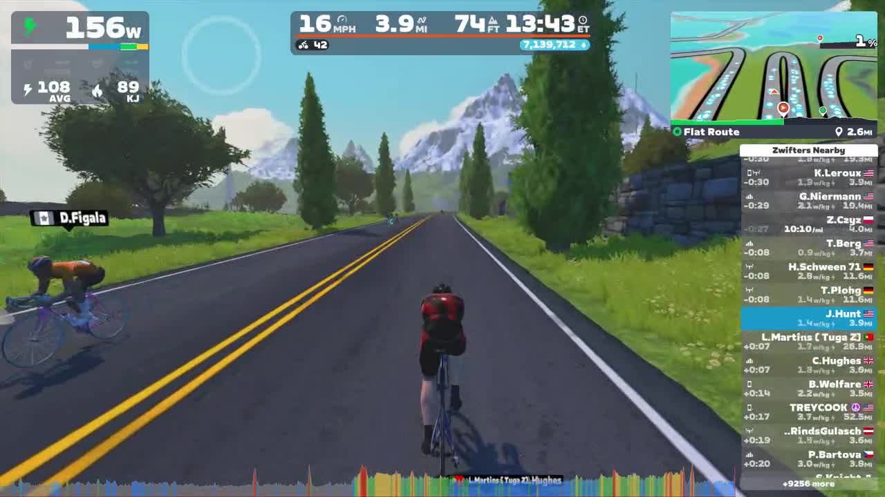 Zwift - Flat Route in Watopia