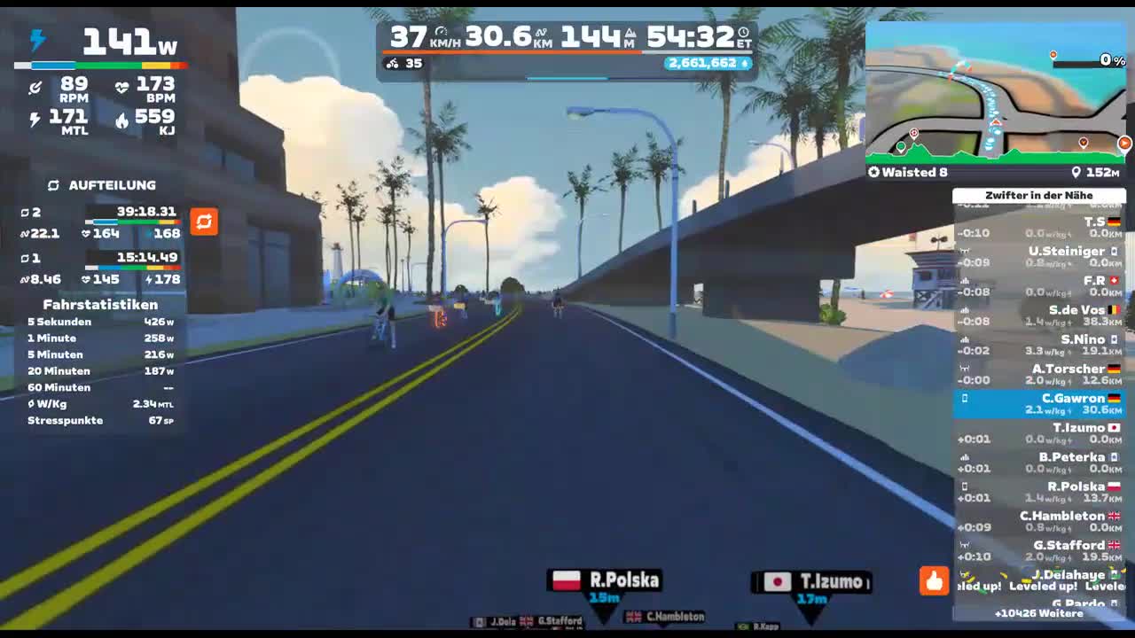 Zwift - Waisted 8 in Watopia