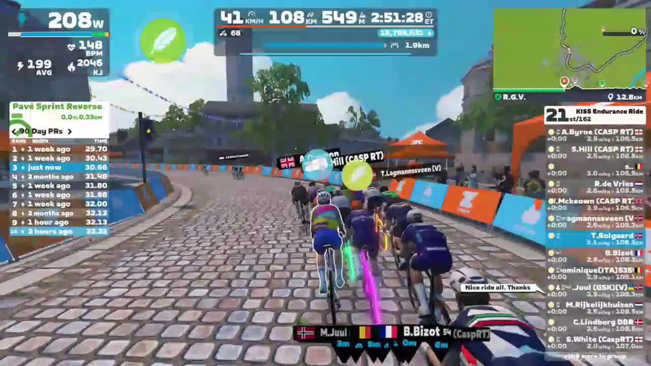 Zwift - Group Ride: KISS Endurance Ride (D) on R.G.V. in France
