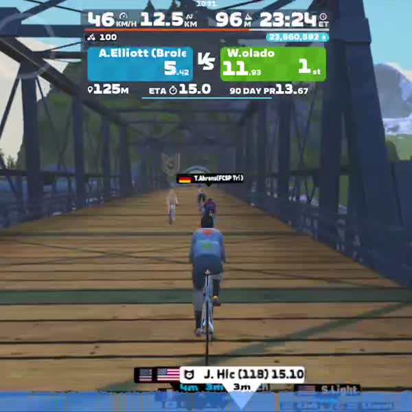 Zwift - Jarvis Seaside Sprint in Watopia