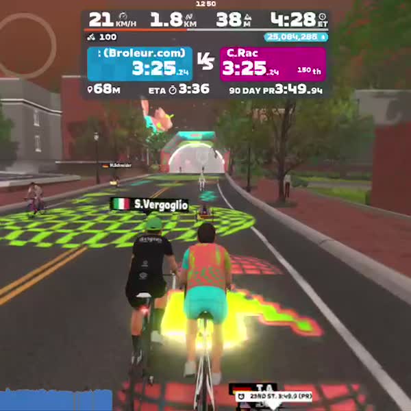 Zwift - Cobbled Crown in Richmond