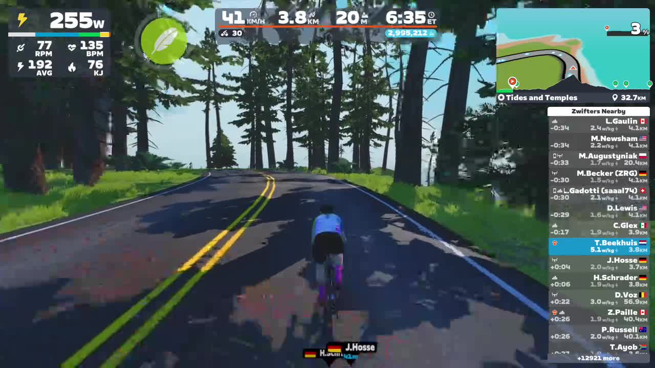 Zwift - Tides and Temples in Watopia