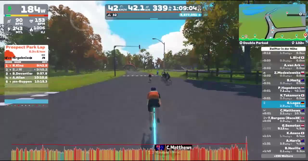 Zwift - Double Parked in New York