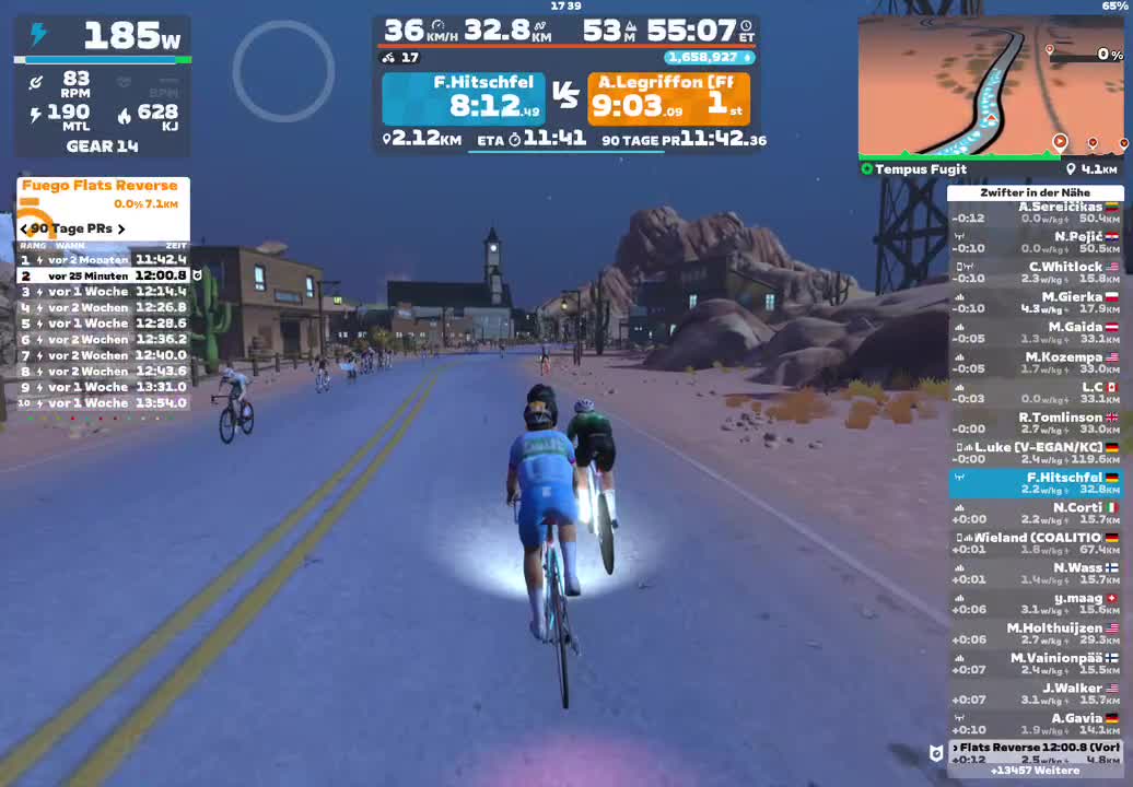 Zwift - Tempus Fugit in Watopia