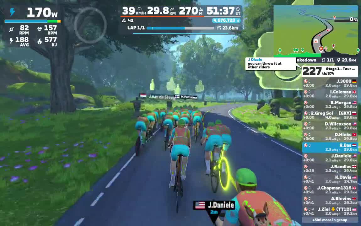Zwift - Group Ride: Long - Stage 1 - Tour de Zwift on Shisa Shakedown in Makuri Islands