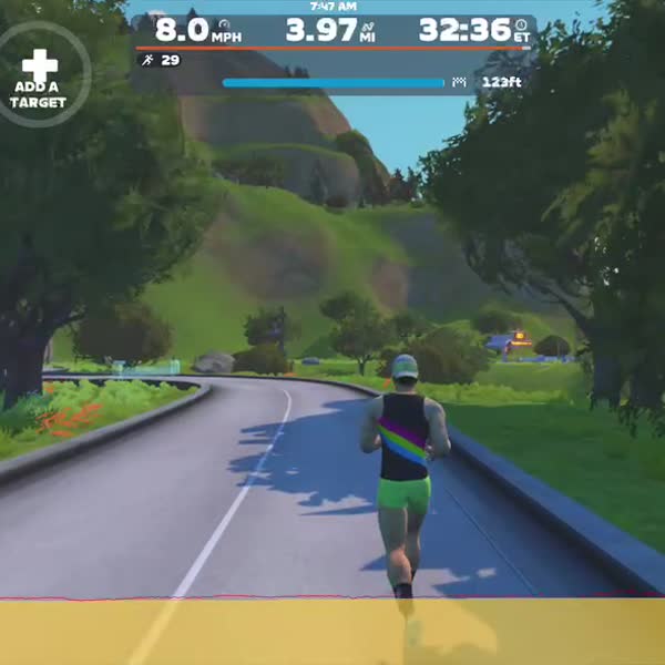 Zwift - Group Run: Sedate Runners Group (E) on That's Amore in Watopia