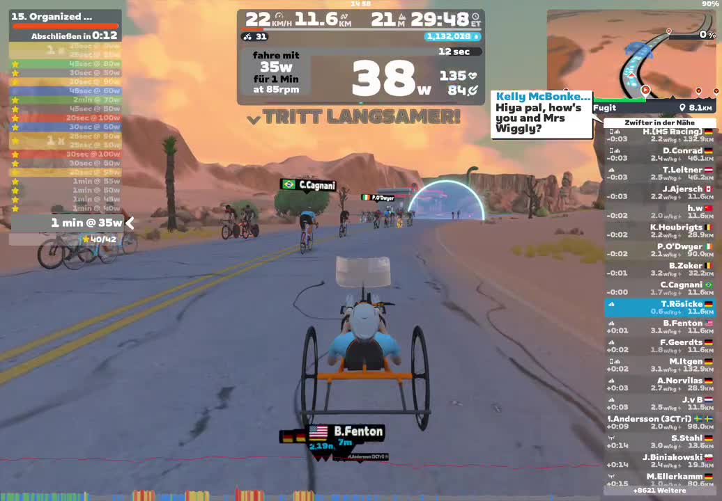 Zwift - 15. Organized Chaos on Tempus Fugit in Watopia