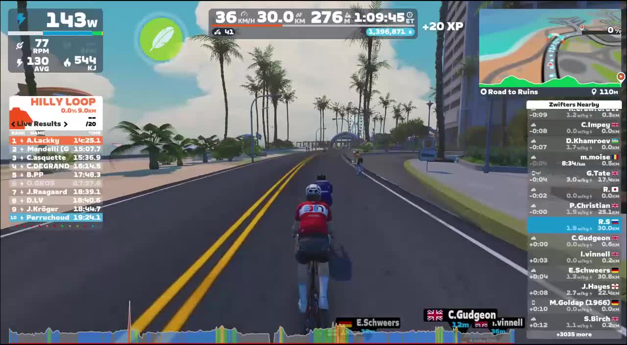 Zwift - Road to Ruins in Watopia