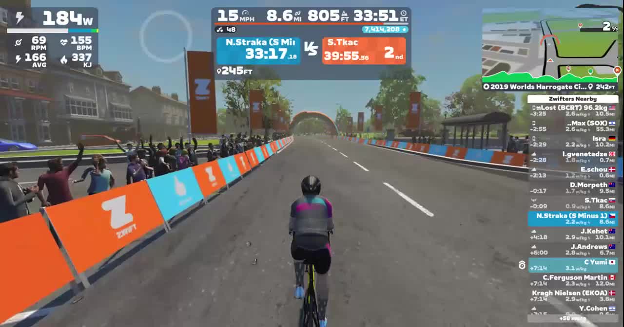 Zwift - 2019 Worlds Harrogate Circuit in Yorkshire