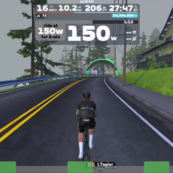 Zwift - Building Climbs on Going Coastal in Watopia