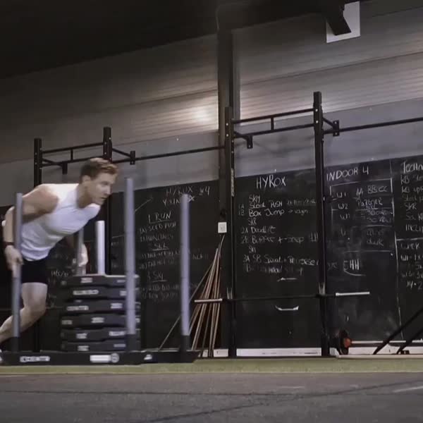 Sled Push 5x40m - ca. 2min rust