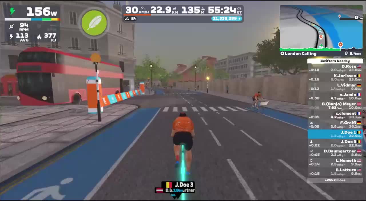 Zwift - London Calling in London