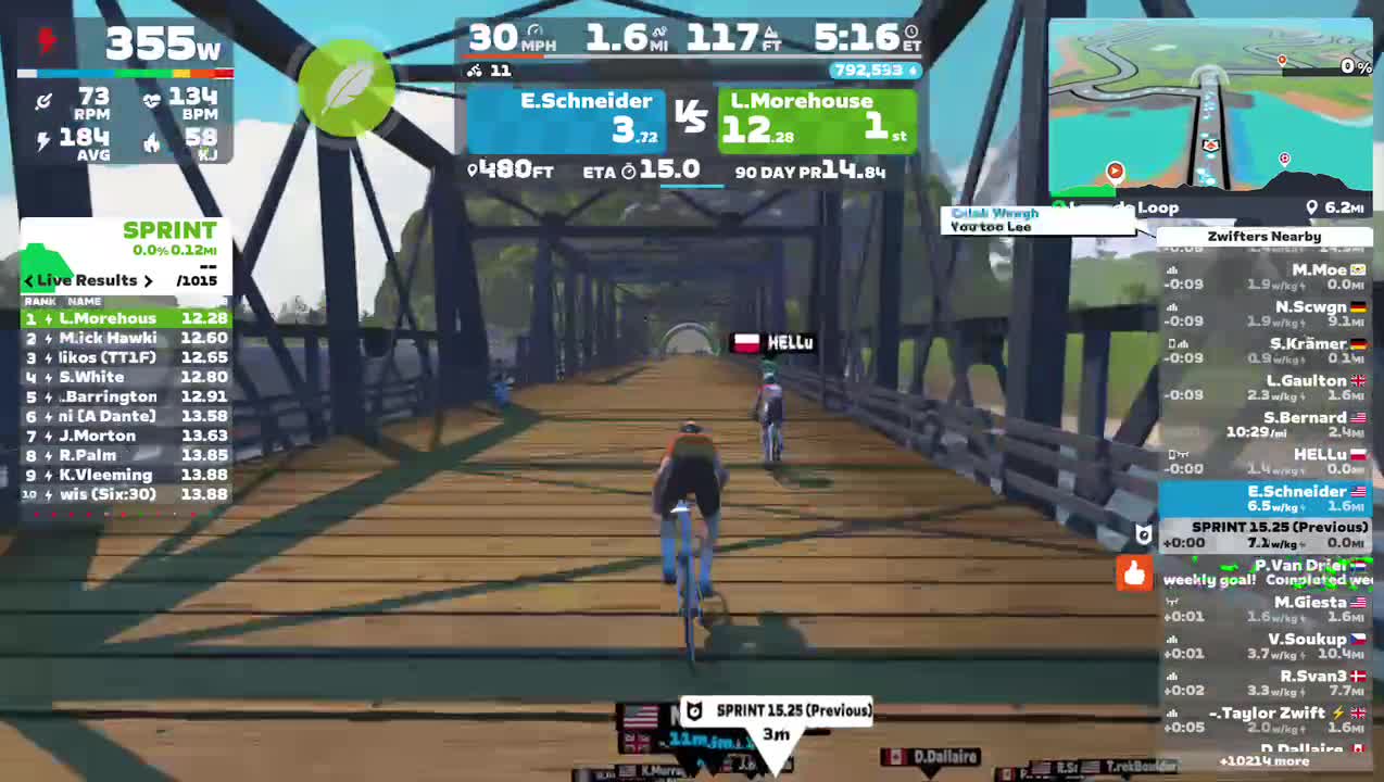 Zwift - Loop de Loop in Watopia