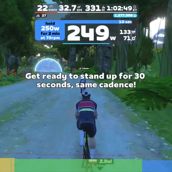 Zwift - HWBTWTDWH on Jungle Circuit in Watopia