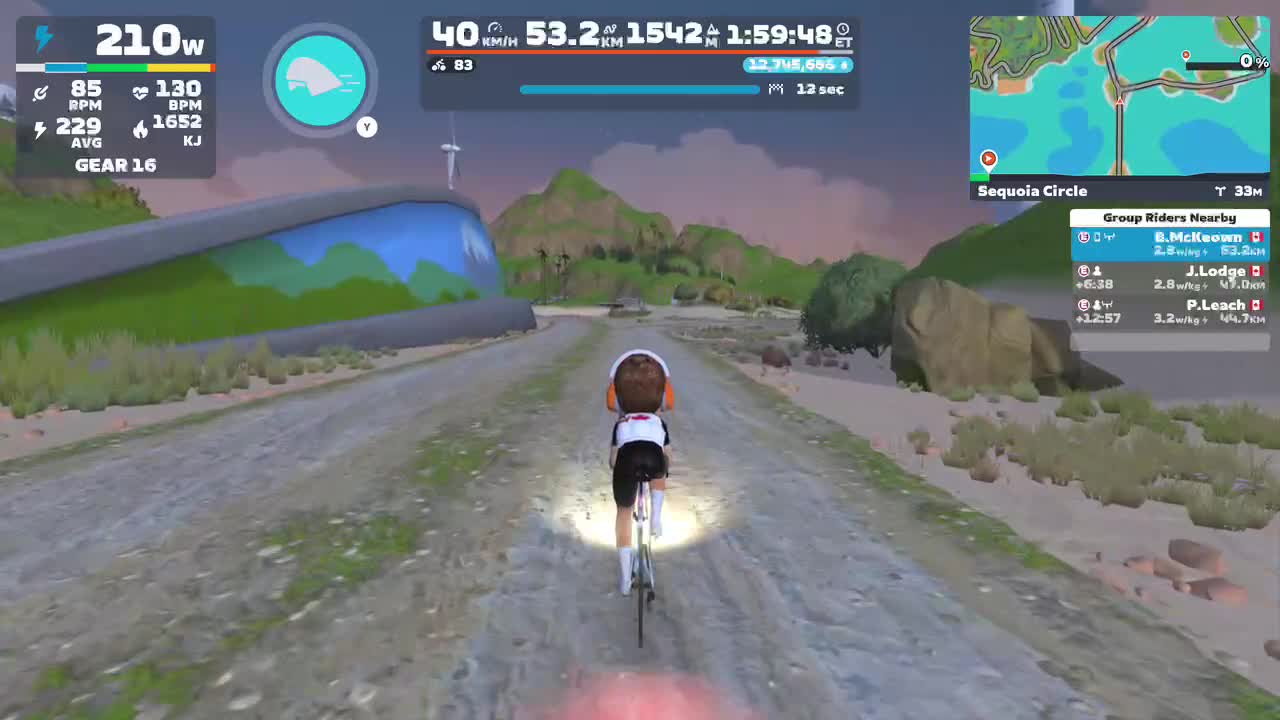 Zwift - Group Ride: Power to the Tower on Power to the Tower in Watopia