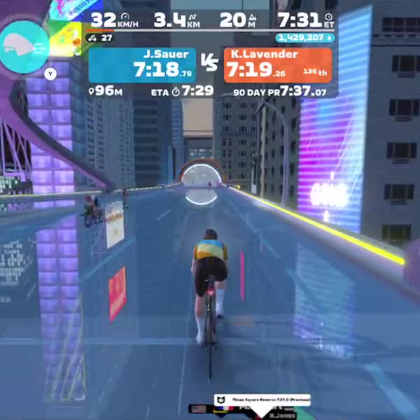 Zwift - Spinfinity Ultra in New York