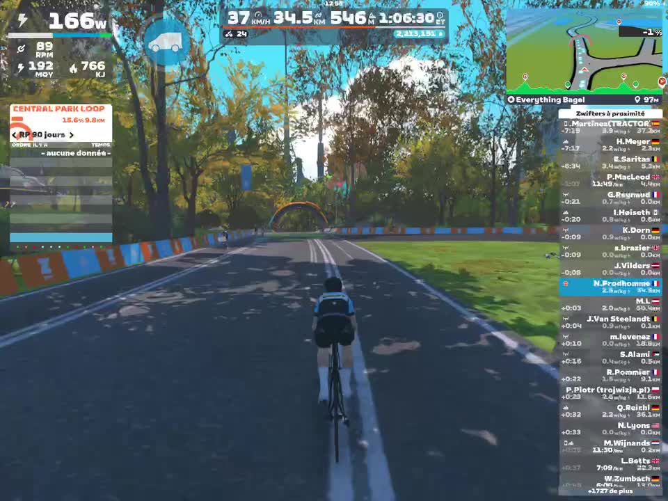 Zwift - Everything Bagel in New York