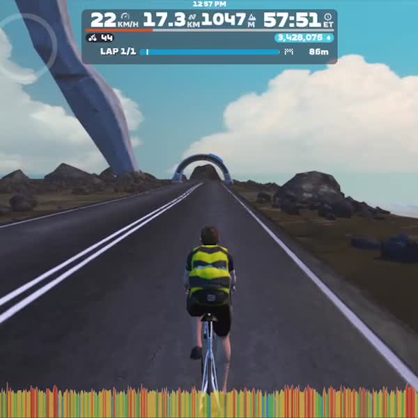 Zwift - Race: GTR - Alpe Du Zwift Race (B) on Road to Sky in Watopia