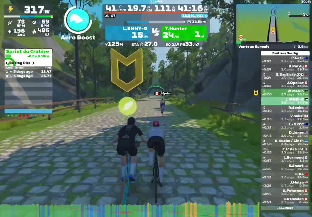 Zwift - Water Melon's Meetup on Knights of the Roundabout in France