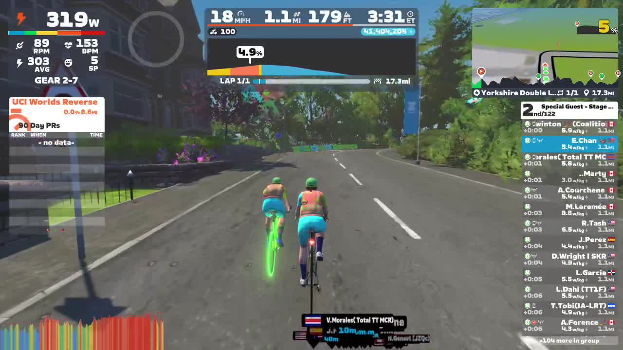 Zwift - Group Ride: Standard - Stage 3 - Tour de Zwift on Yorkshire Double Loop in Yorkshire