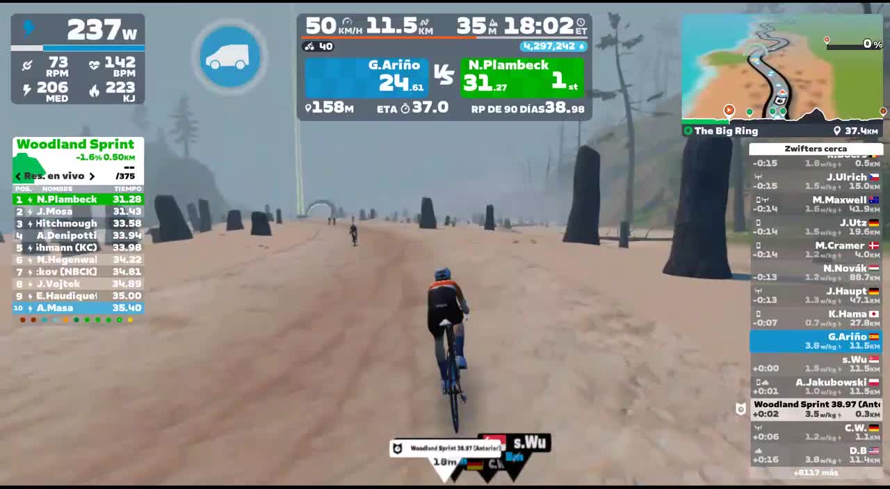 Zwift - The Big Ring in Watopia