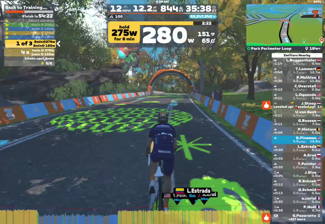Zwift - Back to Training 26  Pt7 on Park Perimeter Loop in New York