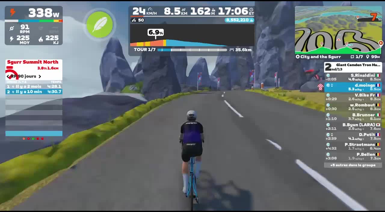 Zwift - Group Ride: Giant Camden Tron Hunters – get closer to the Tron (C) on City and the Sgurr in Scotland