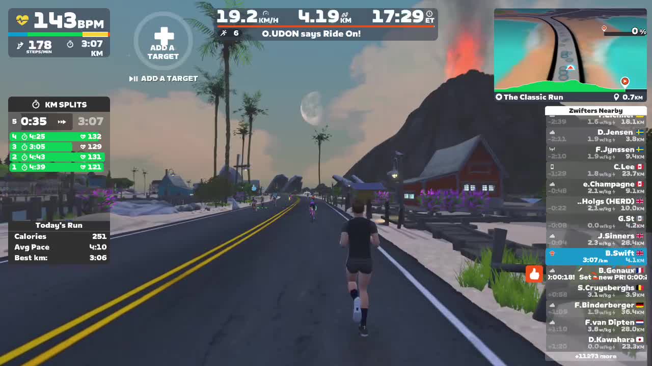 Zwift - The Classic Run in Watopia