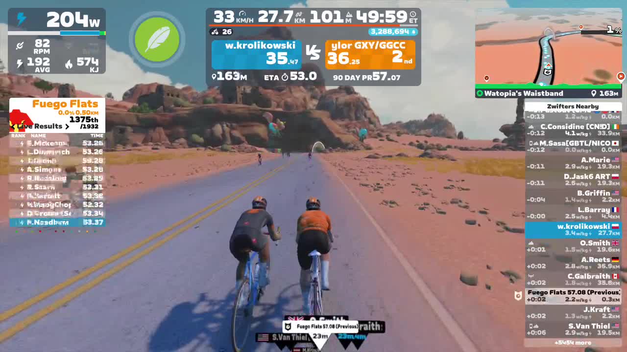 Zwift - Watopia's Waistband in Watopia