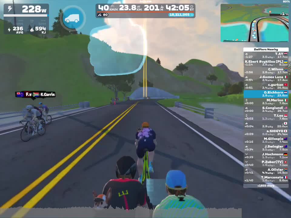 Zwift - Ocean Lava Cliffside Loop in Watopia