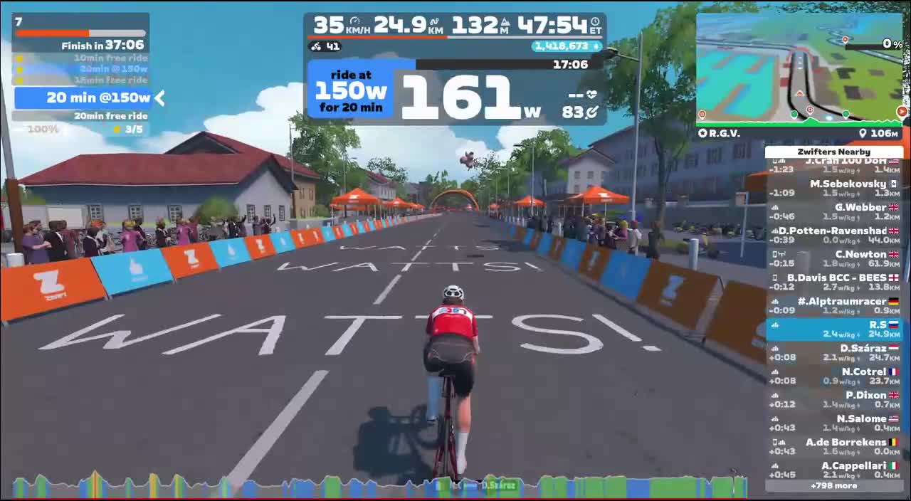 Zwift - 7 on R.G.V. in France