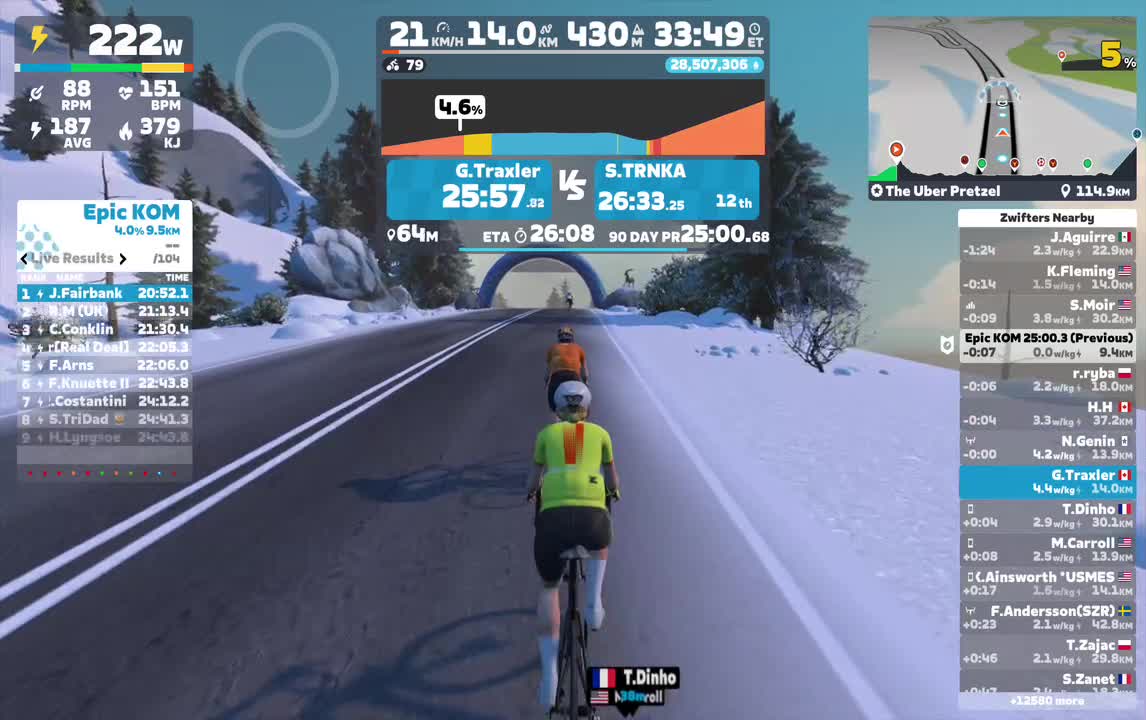Zwift - The Uber Pretzel in Watopia