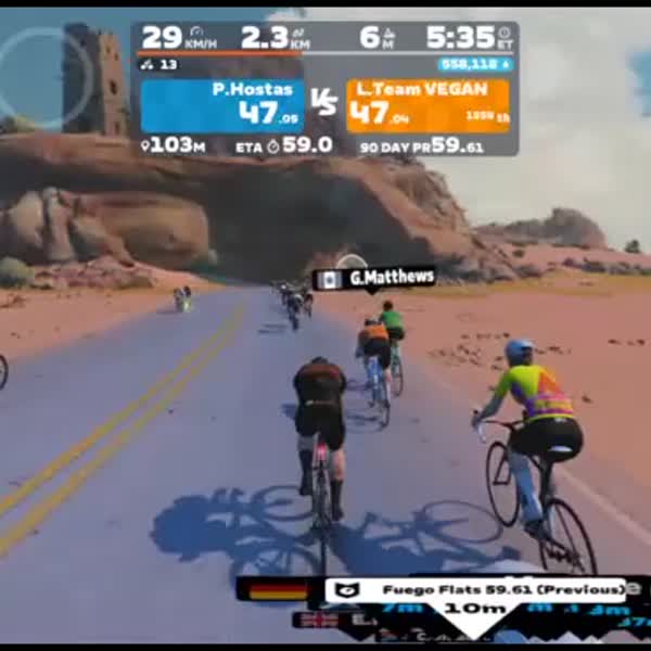 Zwift - Big Foot Hills in Watopia